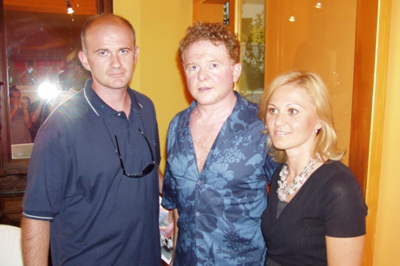 boris horvat (lijevo) s pjevačem Simply Reda, Mickom Hucknallom