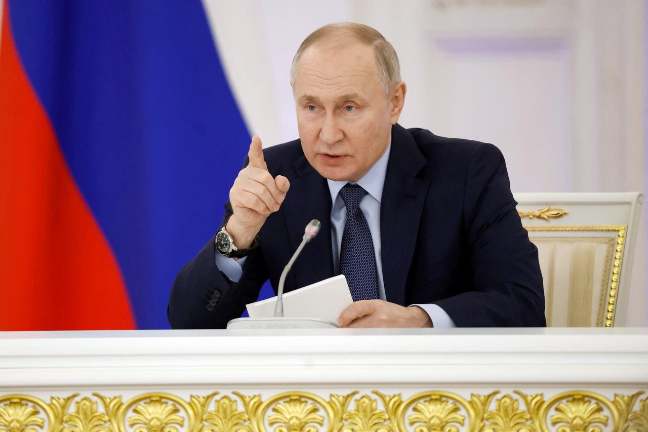 Russian President Vladimir Putin chairs a meeting of the State Council in Moscow