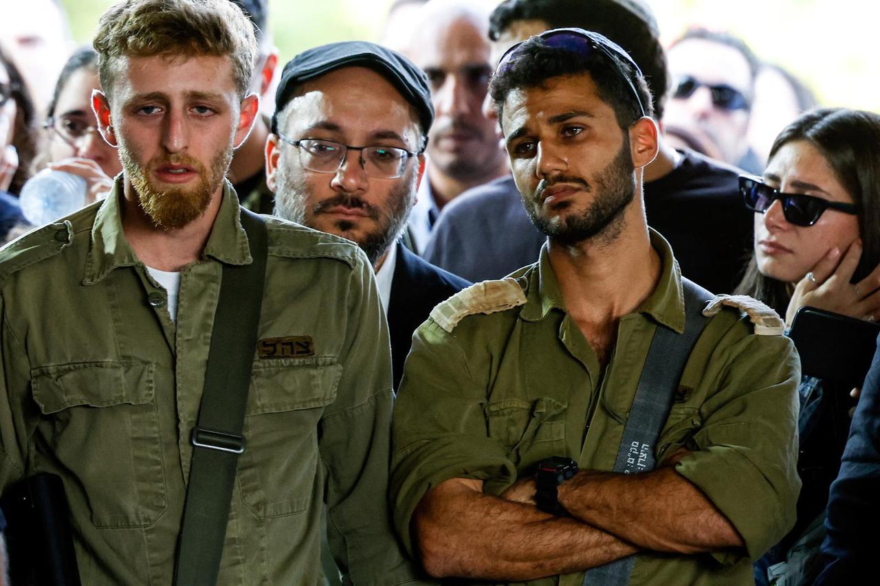 Funeral of Sagiv Ben Zvi killed following deadly infiltration of Israel by Hamas gunmen from Gaza Strip at festival, in Holon