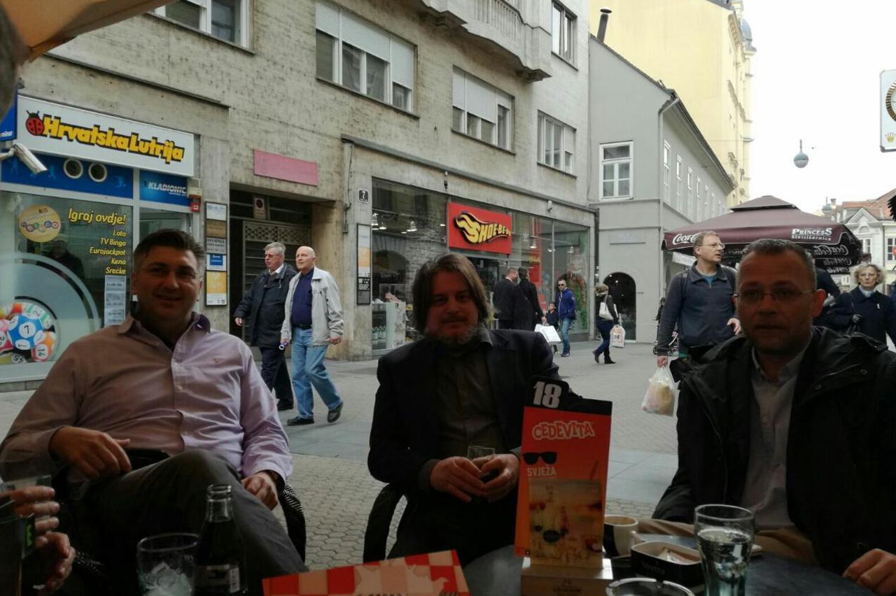 Andrej Plenković, Ivan Kujundžić i  Zlatko Hasanbegović