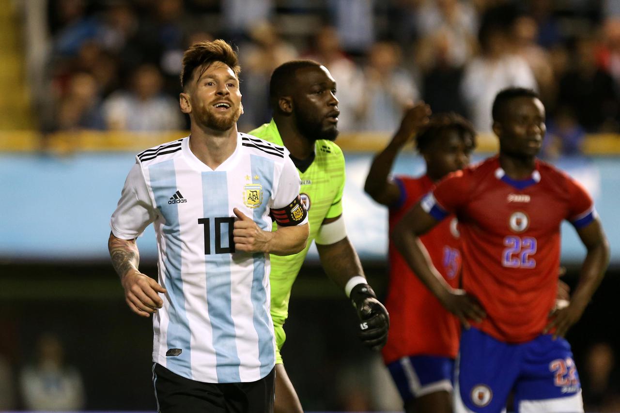 Lionel Messi Argentina Haiti