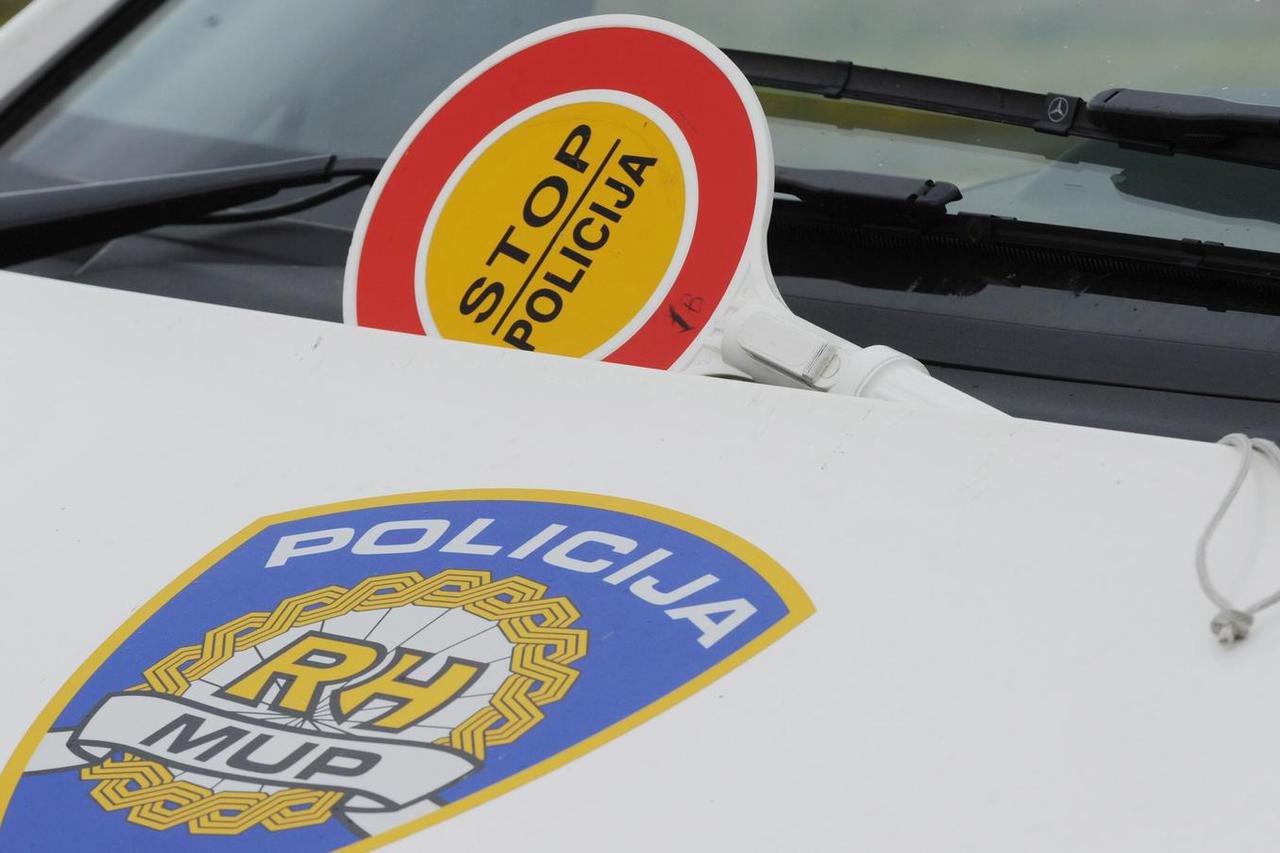 Šibenska Dubrava: Policija kontrolira promet u Šibensko-kninskoj županiji, ilustracije