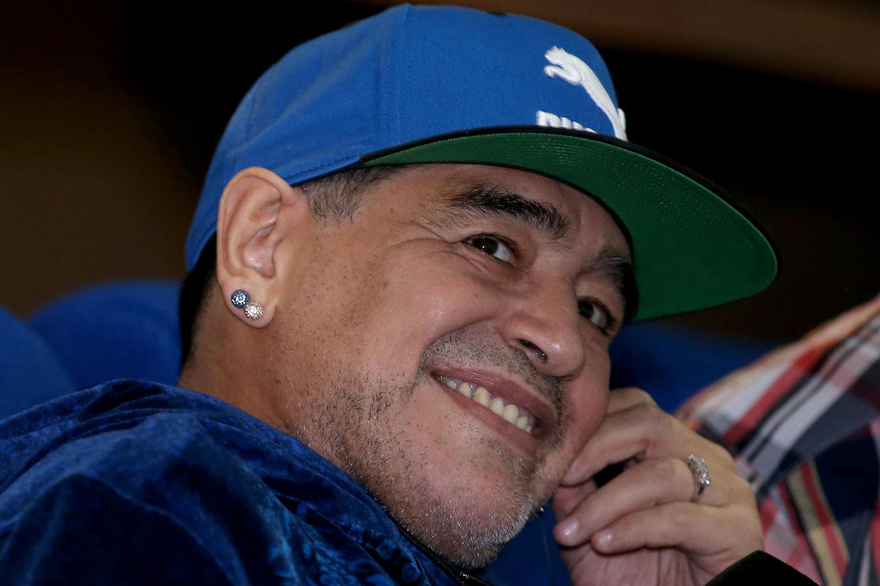 Zagreb: Maradona stigao u Arenu gdje ?e pratiti finale Davis kupa izme?u Hrvatske i Argentine
