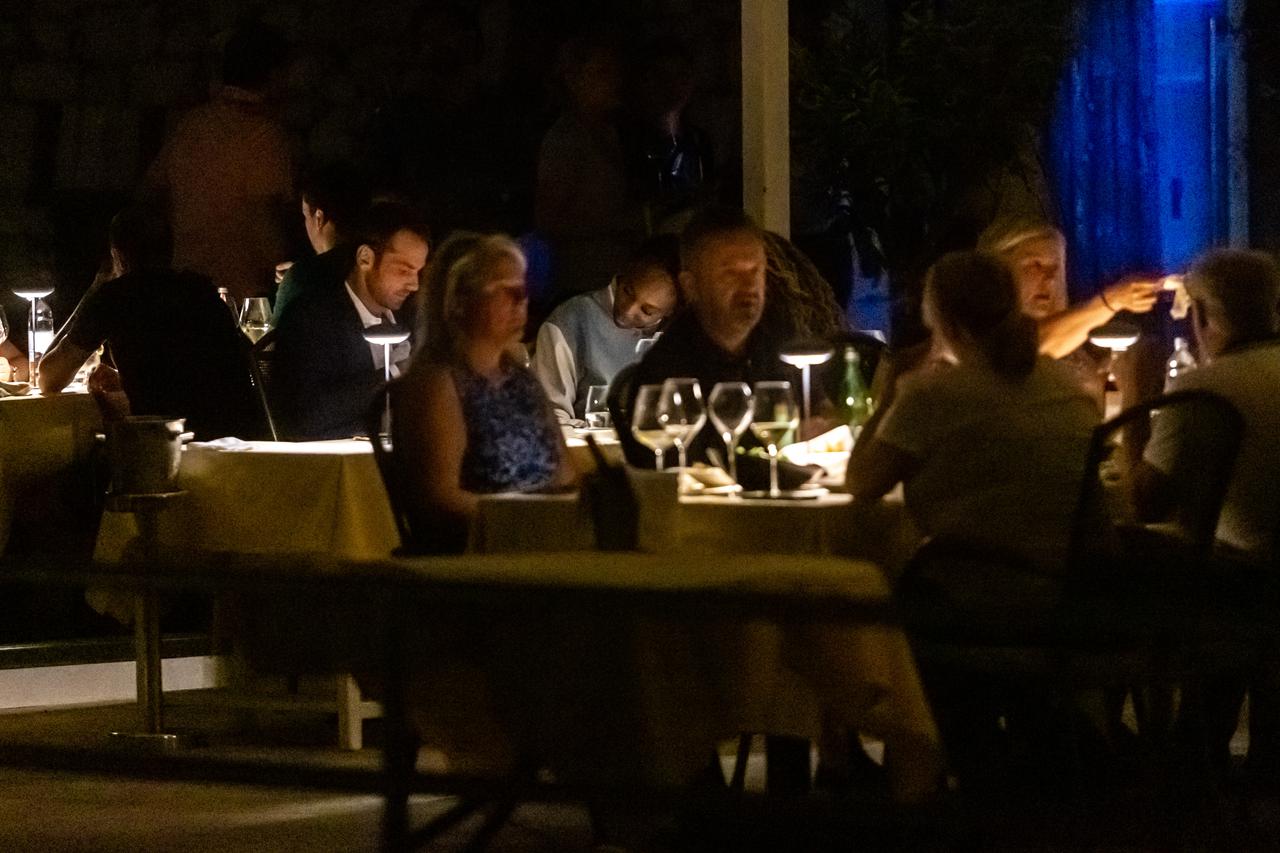 Venus Williams uživala u ljetnoj večeri na terasi restorana u Zadru