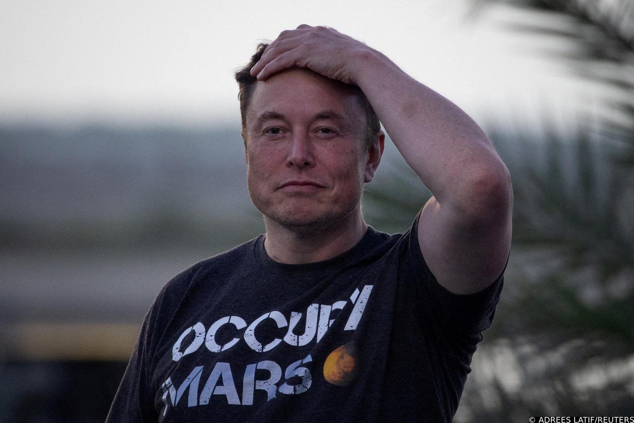 FILE PHOTO: Musk at SpaceX Starbase in Brownsville, Texas