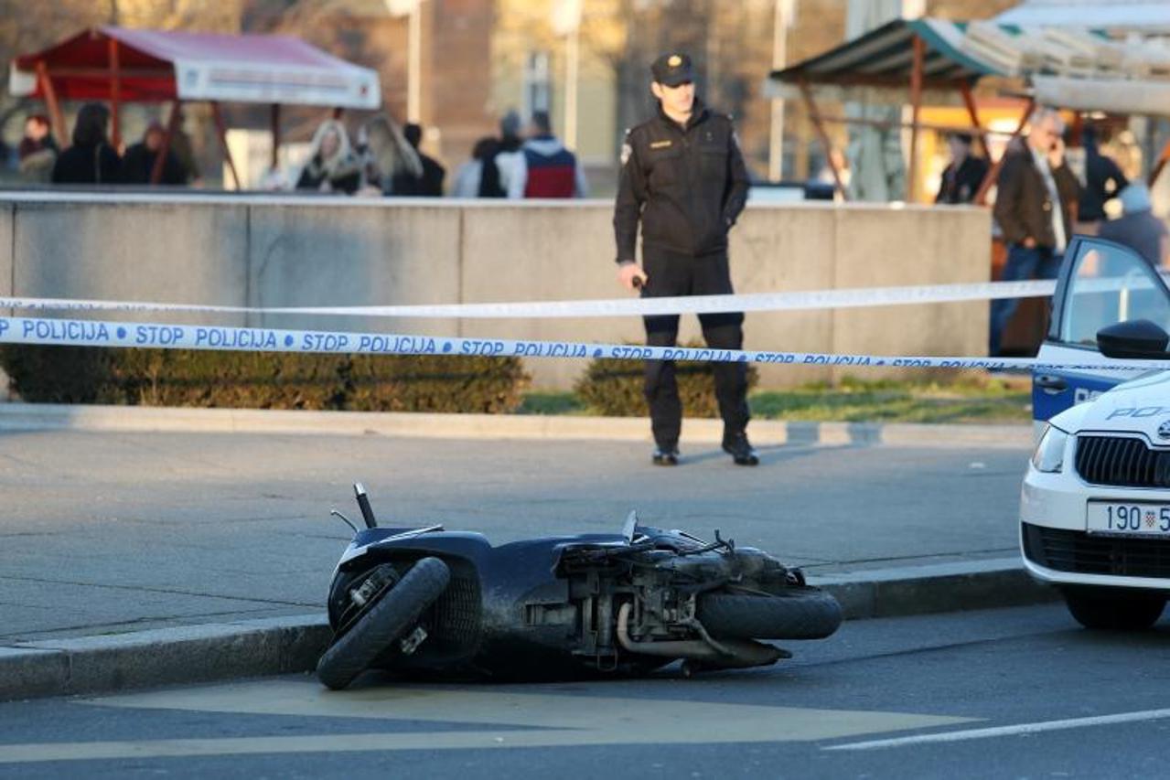Zagreb: Prometna nesreća ispred ulaza na Glavnom kolodvoru