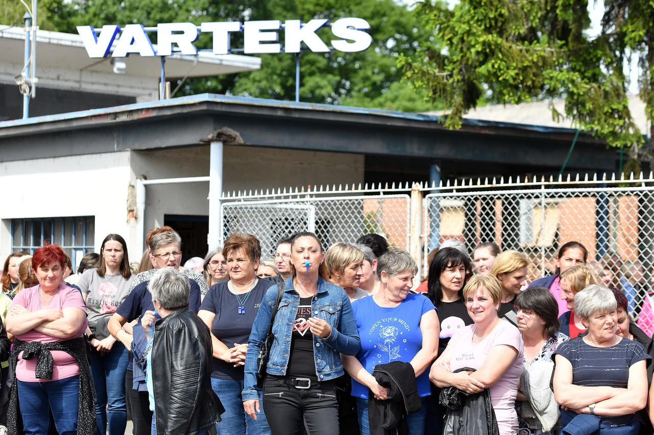 Varaždin: Konferencija za medije o štrajku radnika Varteksa