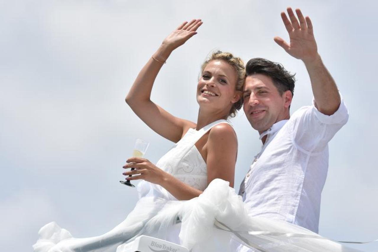 Nevena Rendeli i Mak Vejzović otplovili na vjenčanje na Kornate