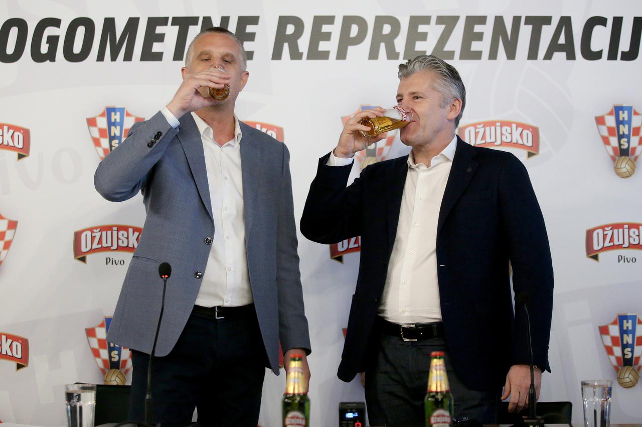 HNS i Ožujsko pivo: Davor Šuker i Marko Njavro