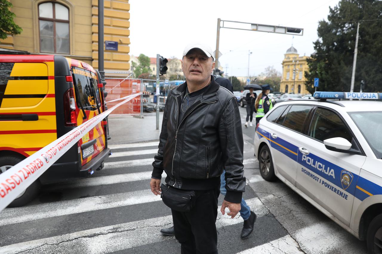 Zagreb: Pavle Kalinić u Klaićevoj gdje se urušila skela i dio zgrade