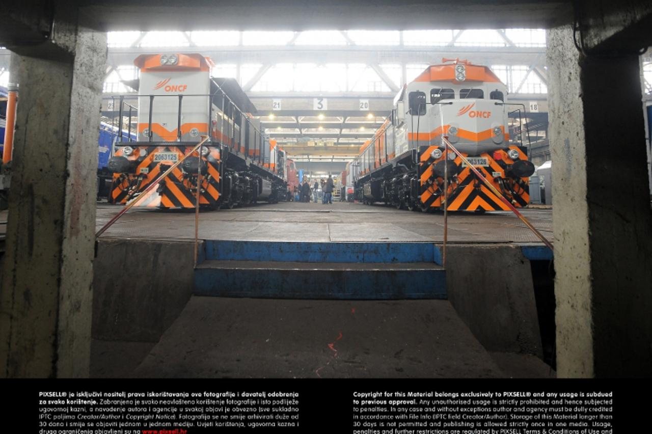 '25.03.2013., Zagreb - TZV Gredelj u stecaju isporucio je cetiri dizelske lokomotive koje je proizveo u suradnji s americkom kompanijom National Railway Equipment Company za Drzavne zeljeznice Maroka.