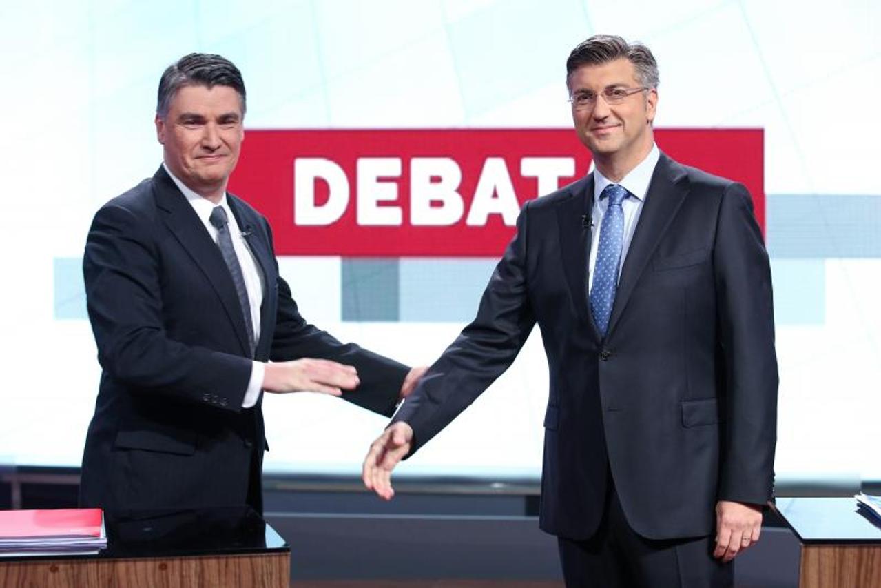 Debata Milanović Plenković 