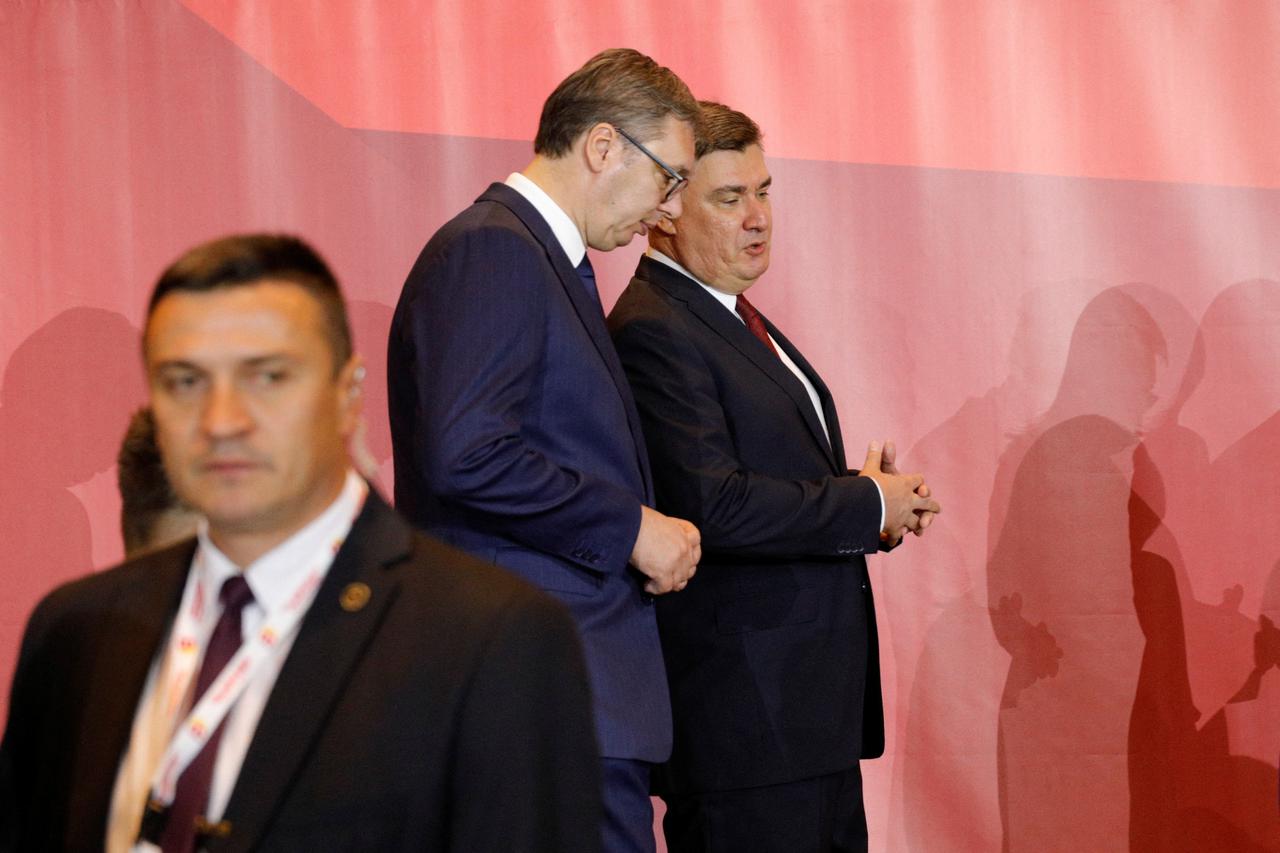 Balkan presidents attend the annual Brdo-Brijuni Process, in Skopje