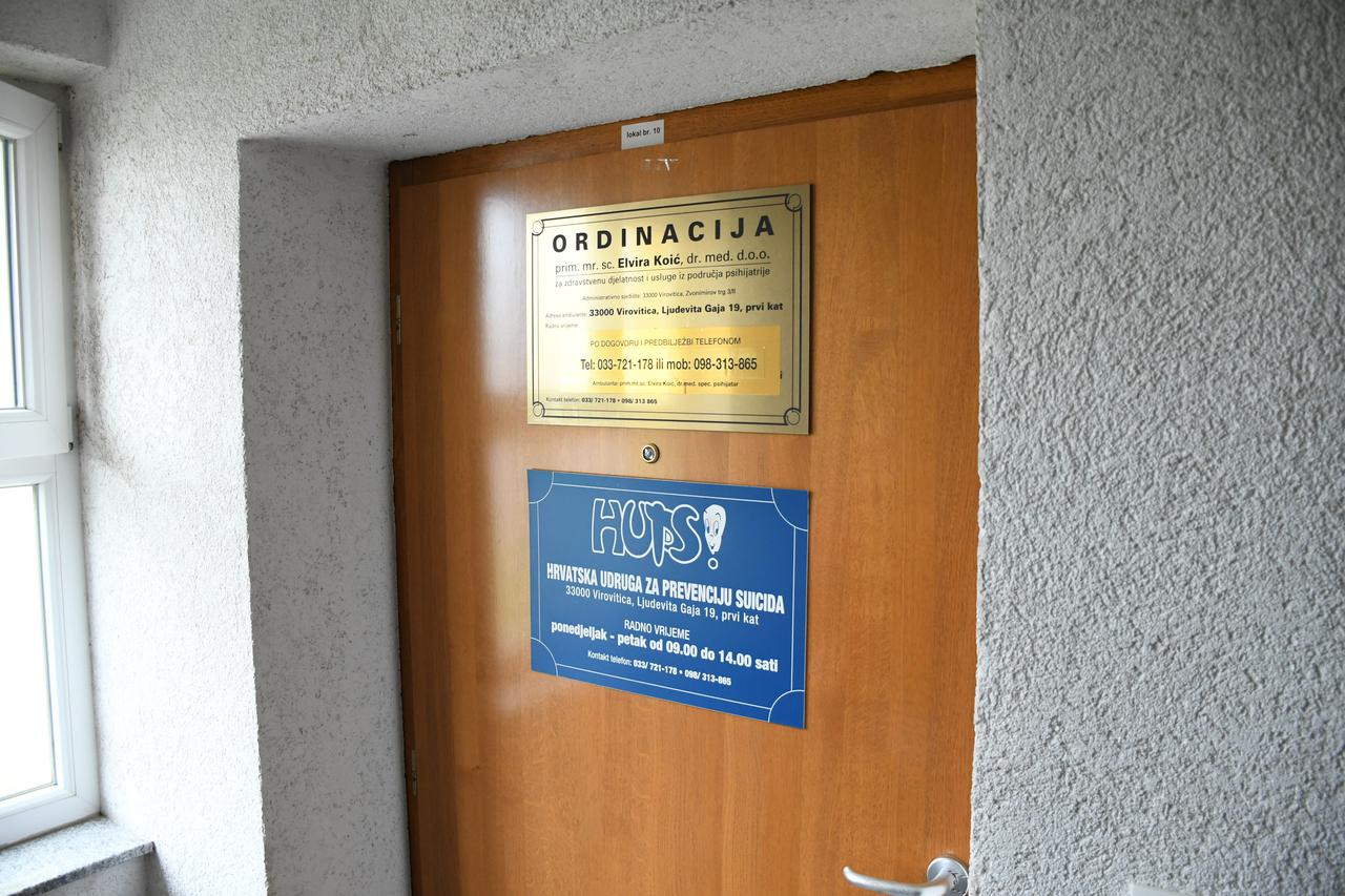 Virovitica: Privatna ordinacija psihijatrice Koić gdje ju je pacijentica izbola nožem