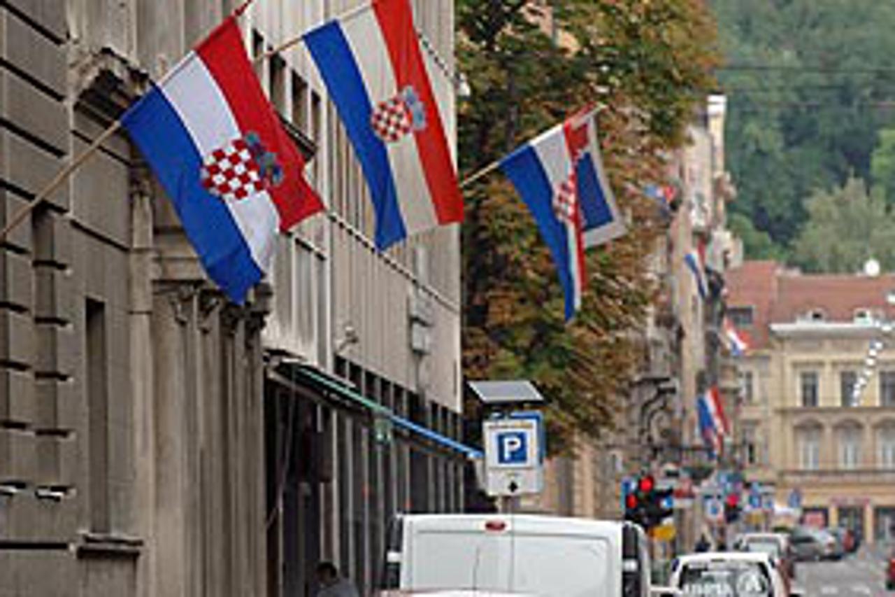 Zagreb je bio među gradovima koji su ponosno vijorili barjacima na svim glavnim trgovima i ulicama