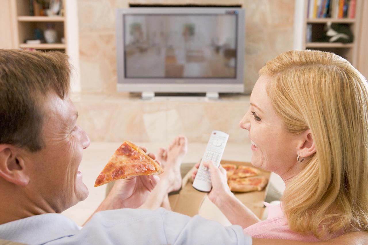 Pizza i tv
