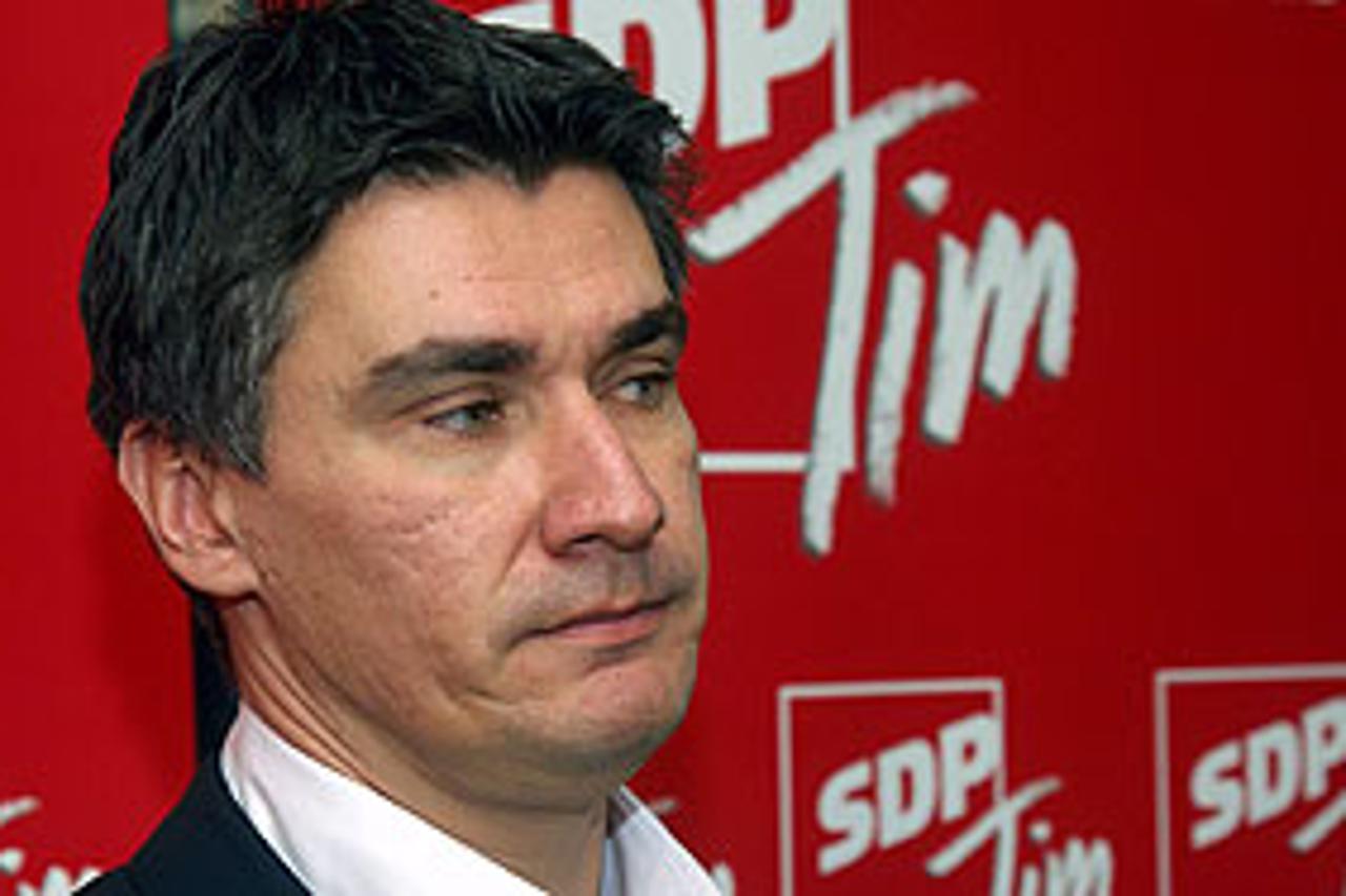 Predsjednik SDP-a Zoran Milanović 