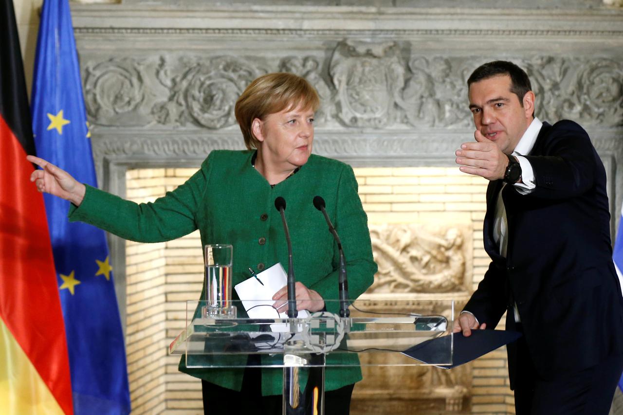 Angela Merkel i Alexis Tsipras