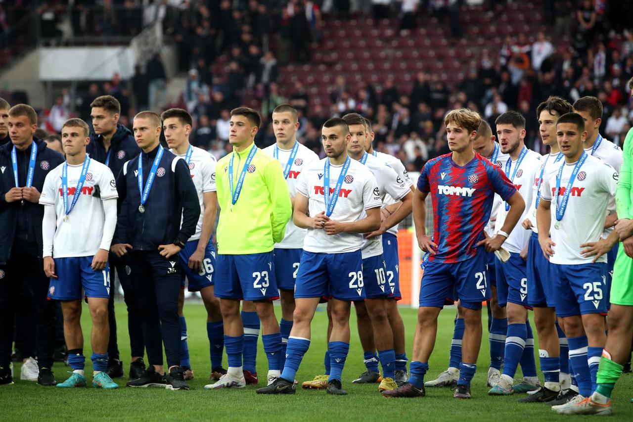 Ženeva: Razočarani igrači Hajduka nakon izgubljene utakmice rezultatom 5:0