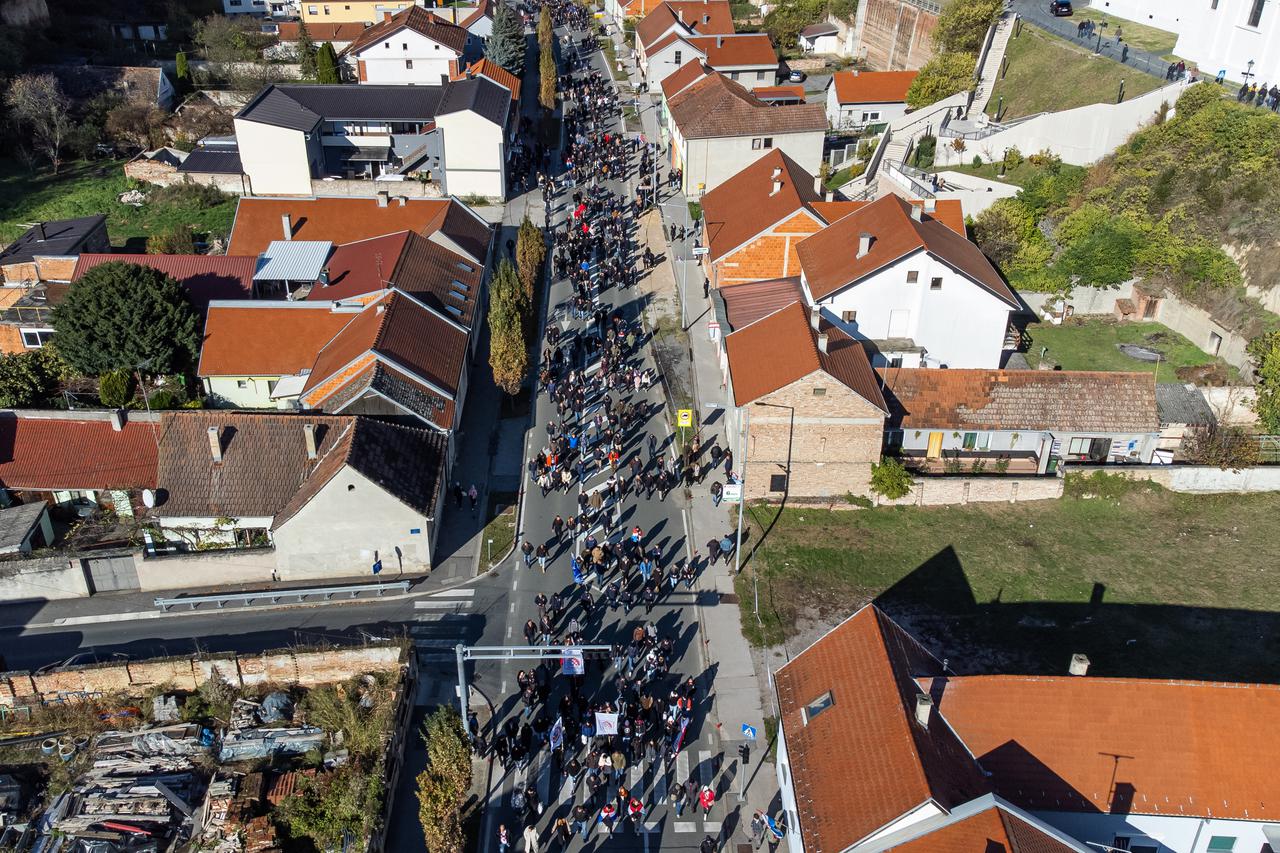 Vukovar: Fotografije iz zraka Kolone sjećanja 