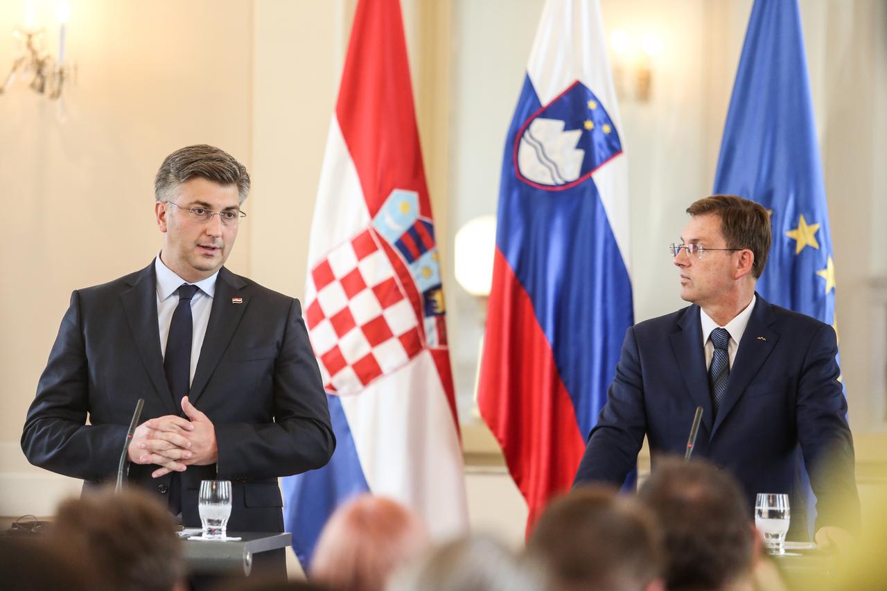 Andrej Plenković i Miro Cerar u Ljubljani u srpnju