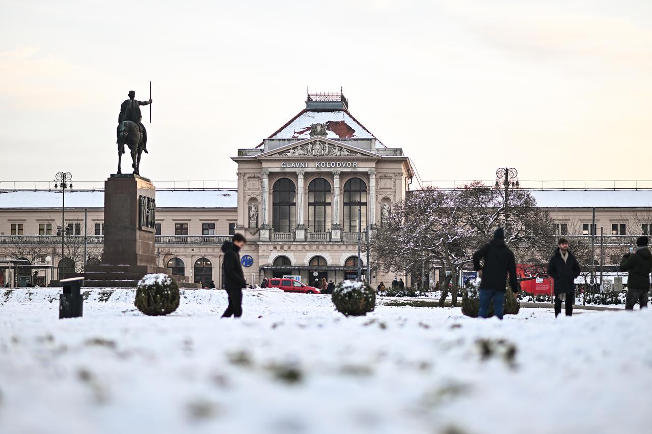 Zagreb: Hladno popodne u centru grada