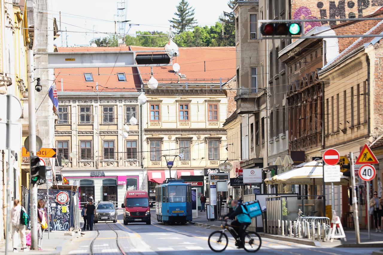 Frankopanska ulica u Zagrebu 