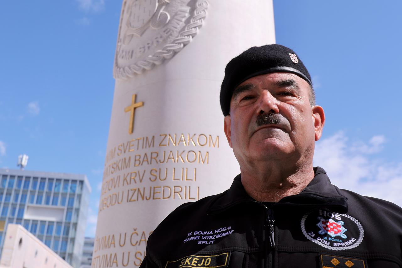 Split: Obilježena godišnjica 9. bojne HOS-a