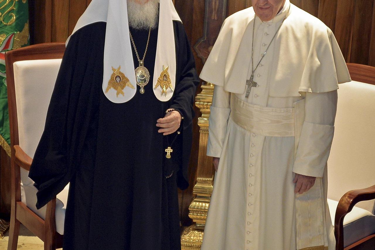 papa Franjo patrijarh Kiril