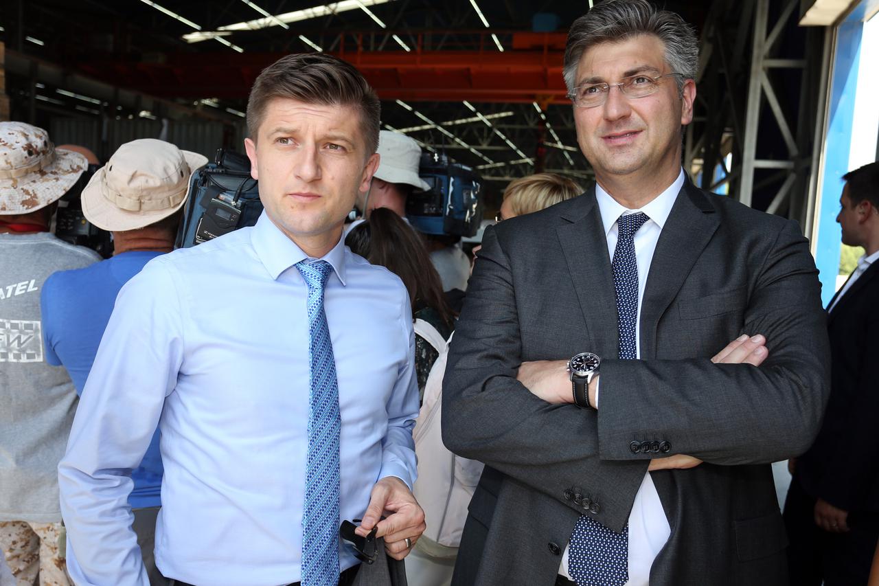 Zdravko Marić i Andrej Plenković
