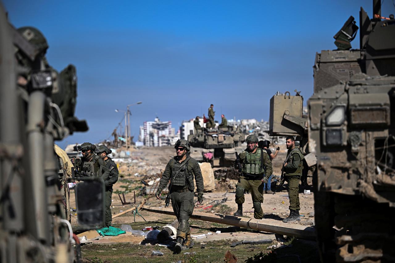 Israeli forces operate in the Gaza Strip
