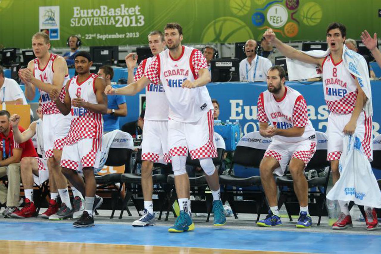 Hrvatska Italija slavlje košarkaši (1)
