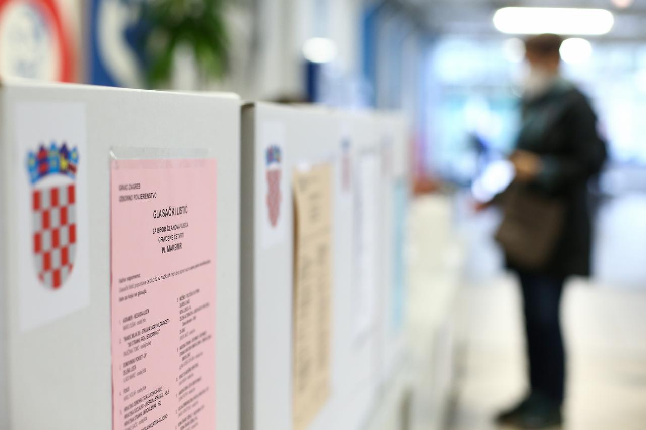 Zagreb: Glasovanje na lokalnim izborima za gradonačelnika i župana