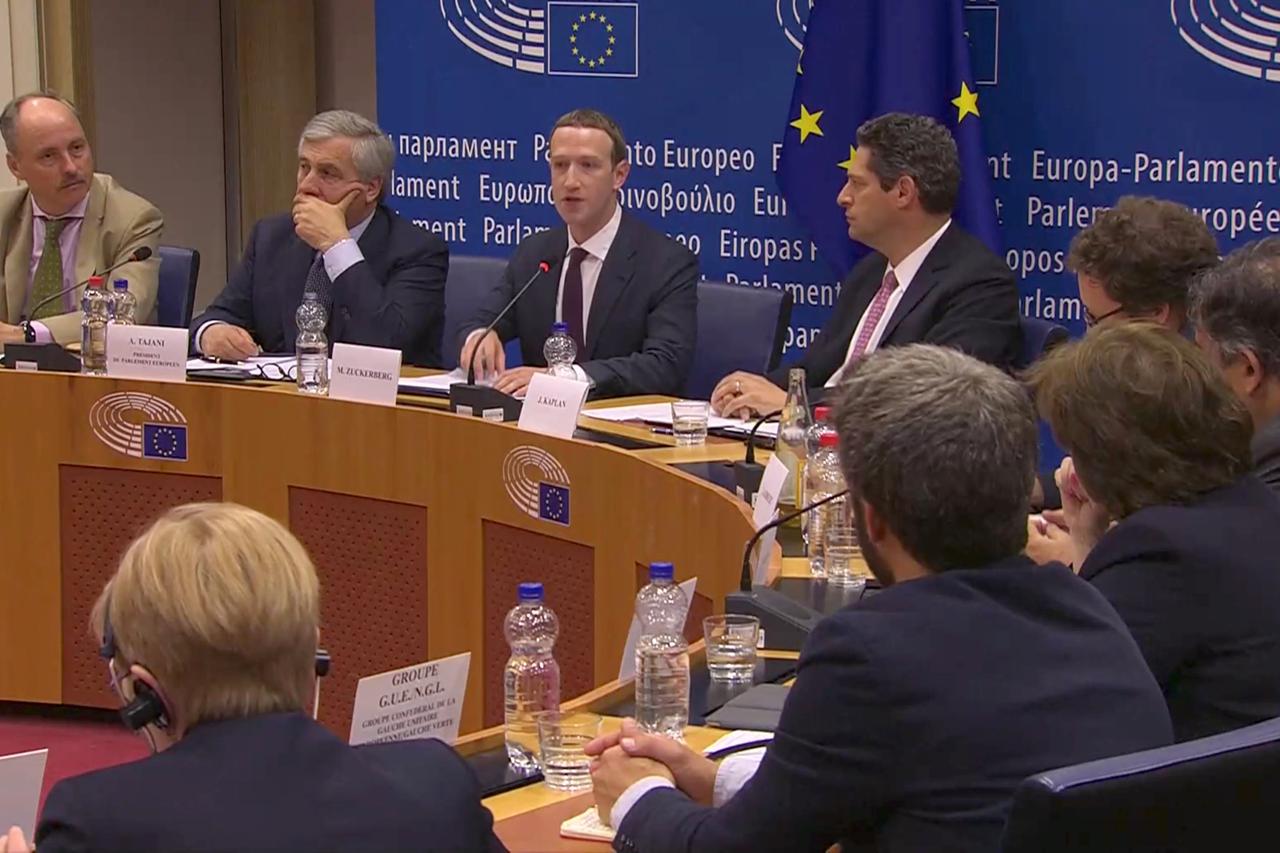 Mark Zuckerberg u Europskom parlamentu