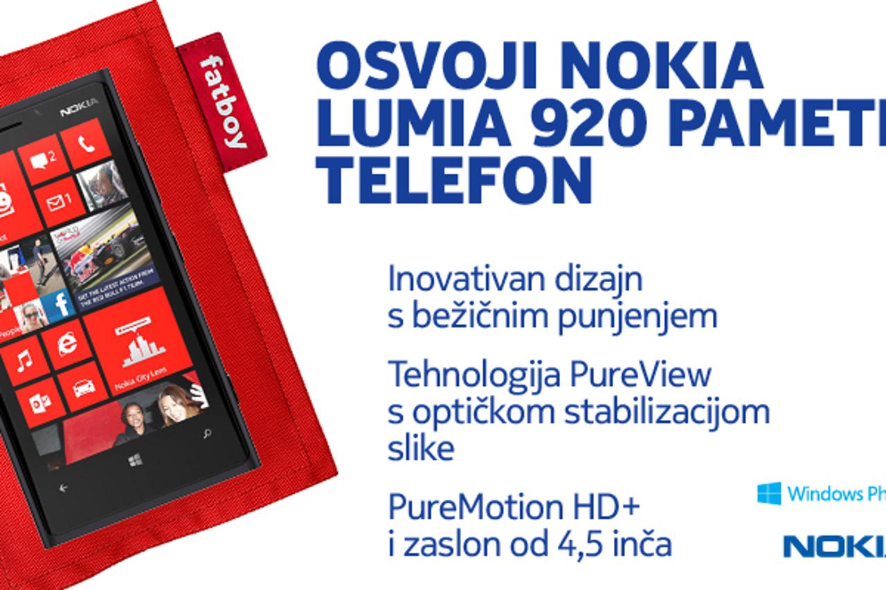 Sudjeluj i osvoji Nokia Lumia 920 pametni telefon!