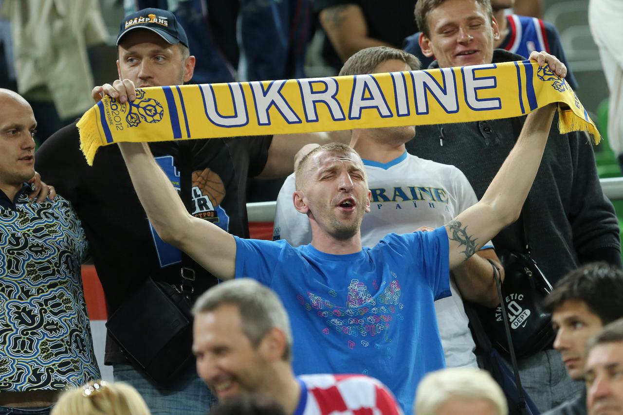 Ljubljana: Eurobasket 2013., ?etvrtfinale, Hrvatska - Ukrajina, navija?i