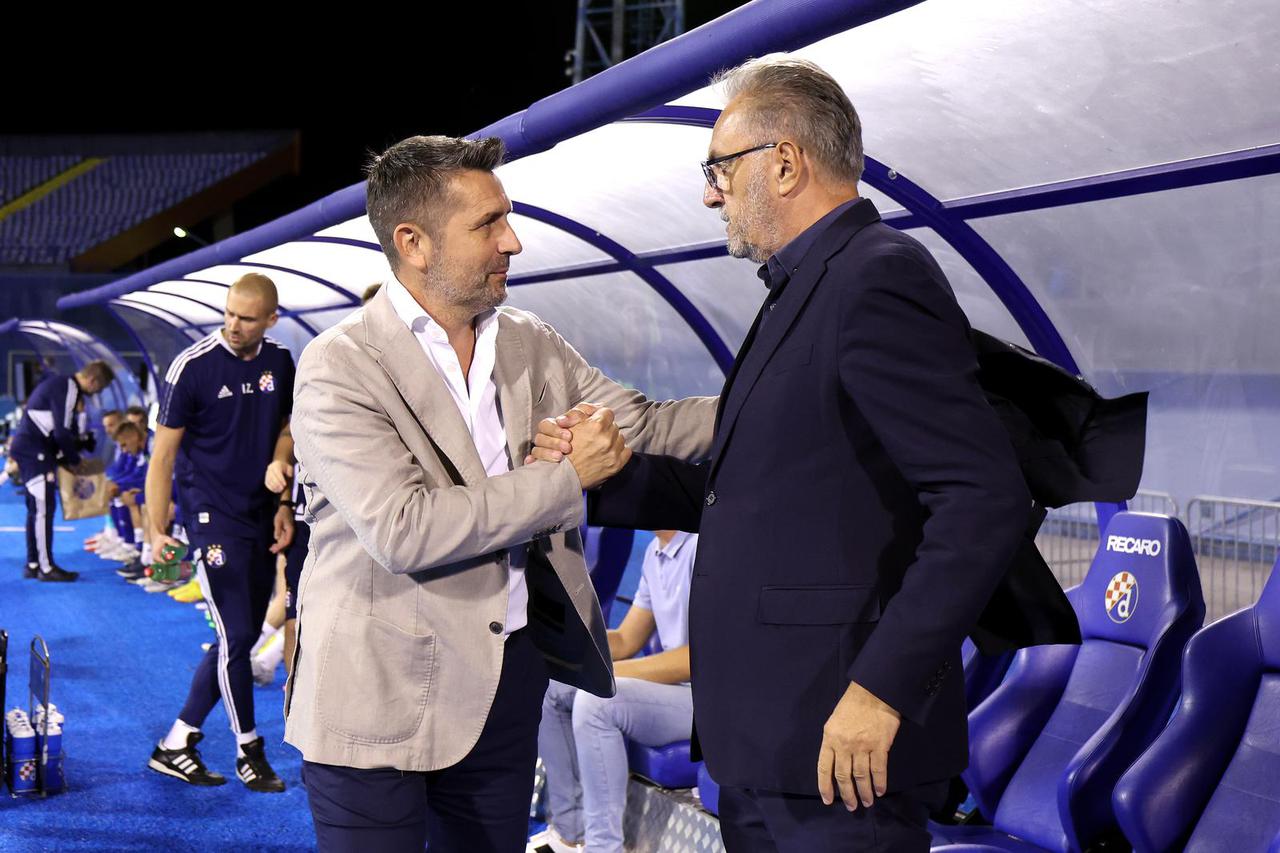 Ante Čačić i Nenad Bjelica pozdravili su se prije početka utakmice