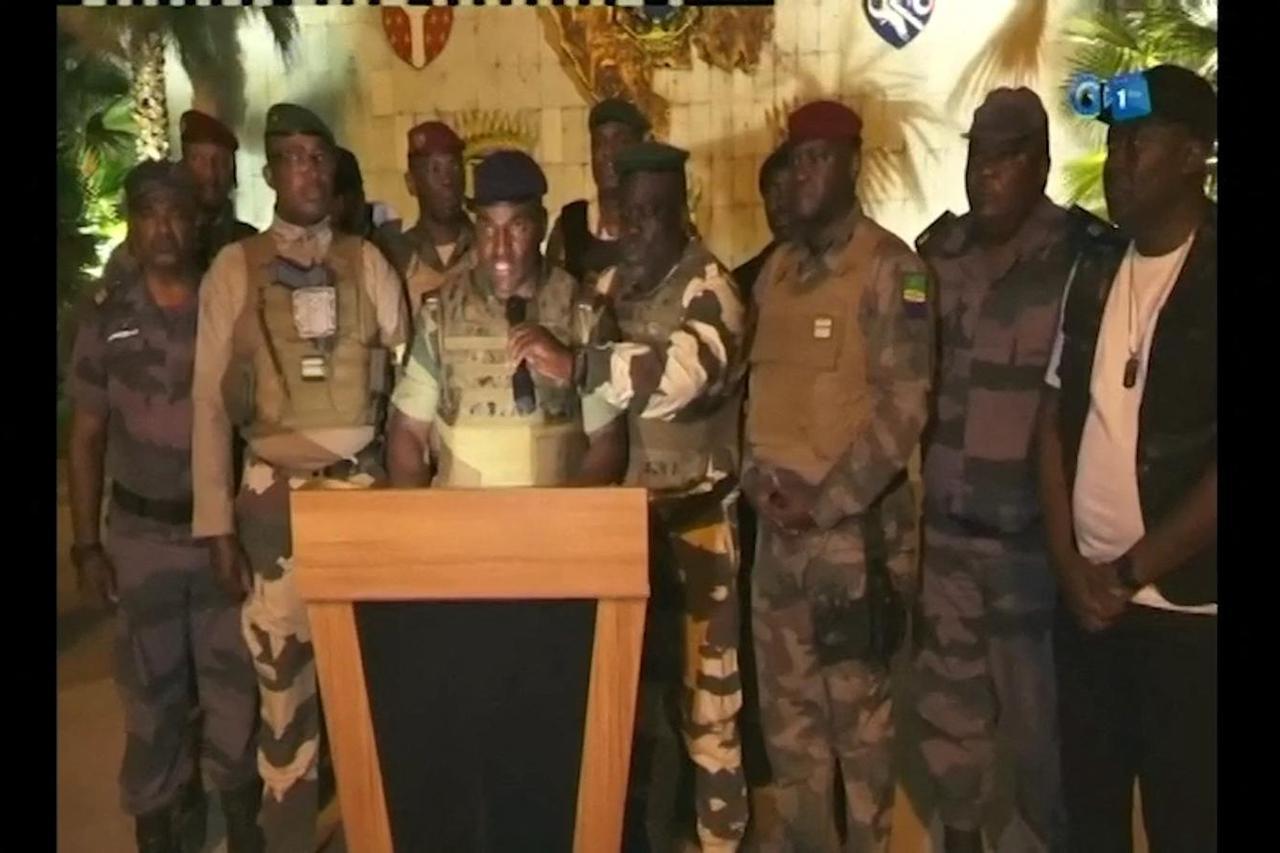 Gabonese military officers announce they have seized power