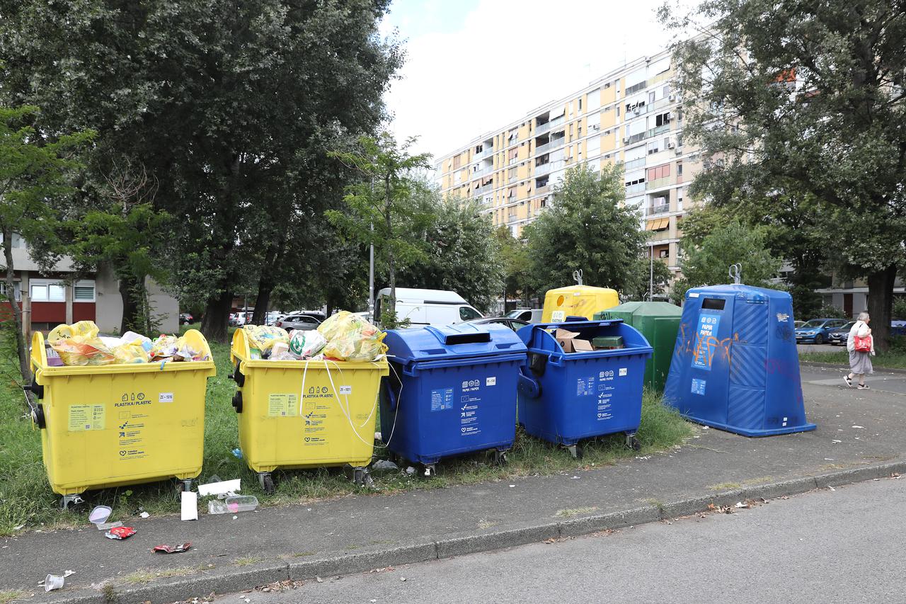 Zagreb:  Ulica sa najviše kontejnera u gradu