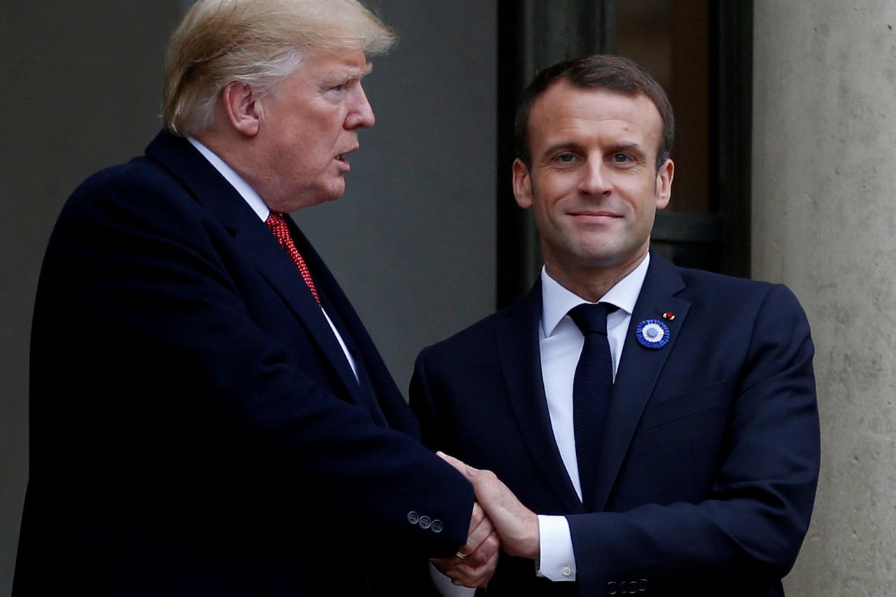 Trump i Macron