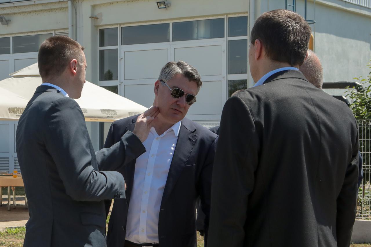 Predsjednik Republike obišao je  solarno terminalno polje i kotlovnicu u Borovom Naselju
