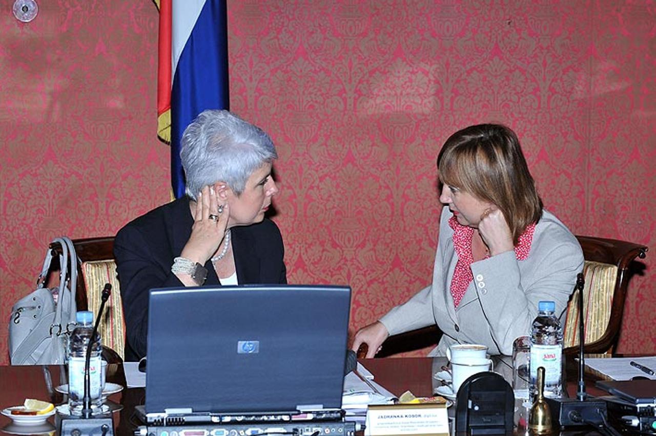 Jadranka Kosor i Đurđa Adlešić