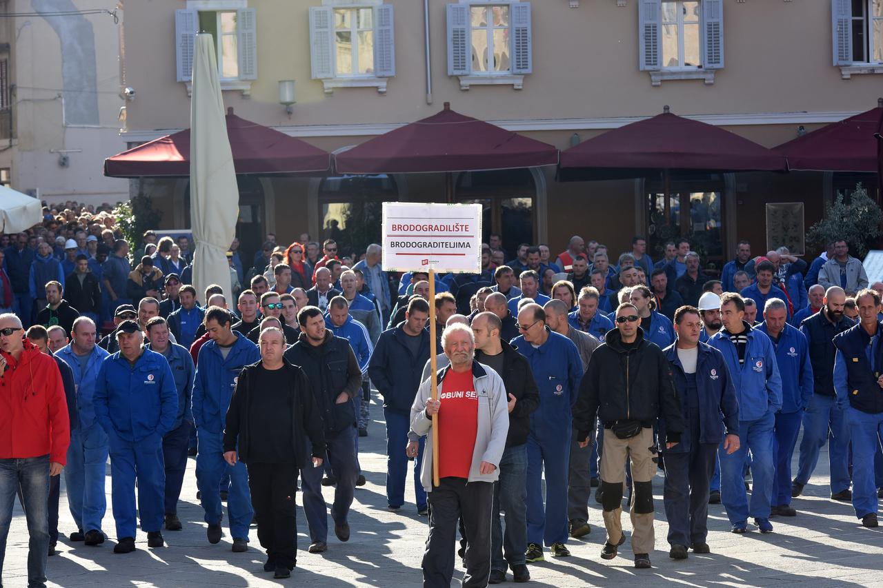 Radnici Uljanika ponovo u štrajku jer im nije isplaćena plaća za rujan