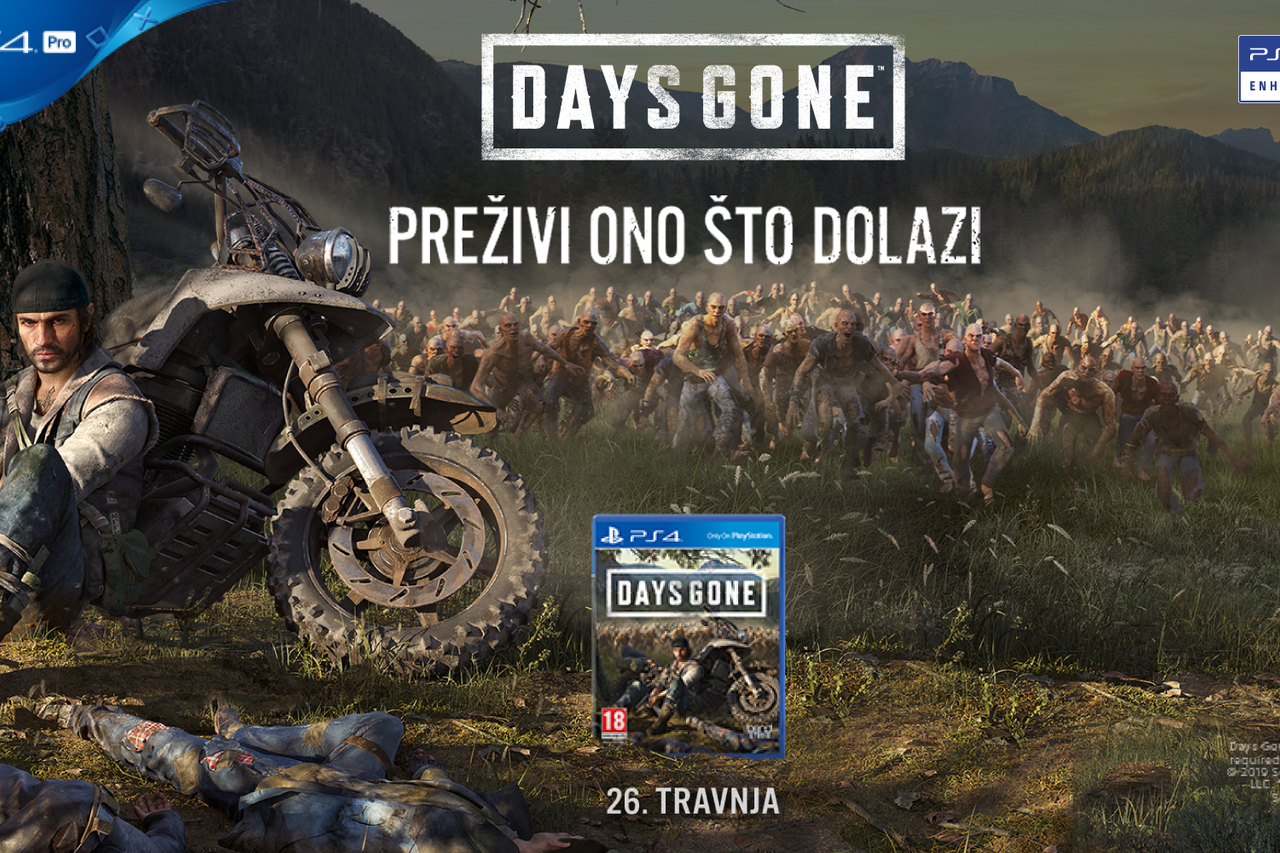 Novi PlayStationov hit naslov Days Gone lokaliziran na hrvatski jezik