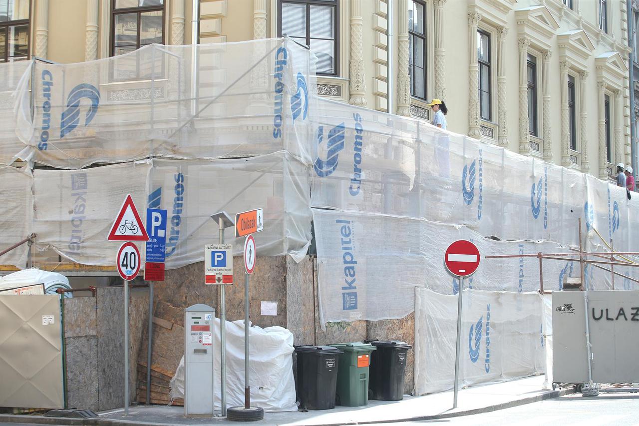 Zagreb: Fasada u Gajevoj 17 dobila je novo ruho