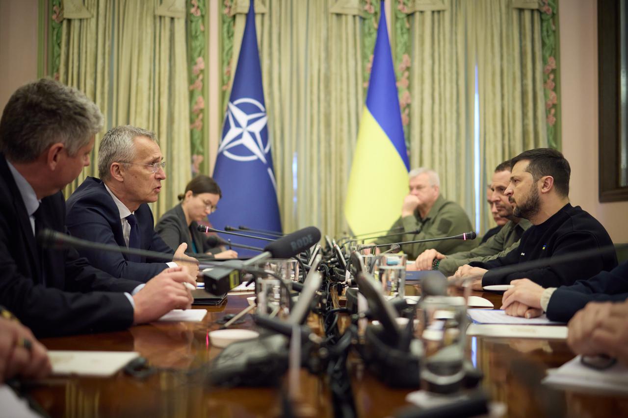 NATO Secretary General Makes Surprise Visit to Ukraine
