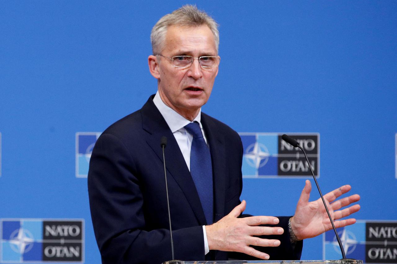NATO Secretary General Stoltenberg and Polish President Duda hold joint news conference in Brussels