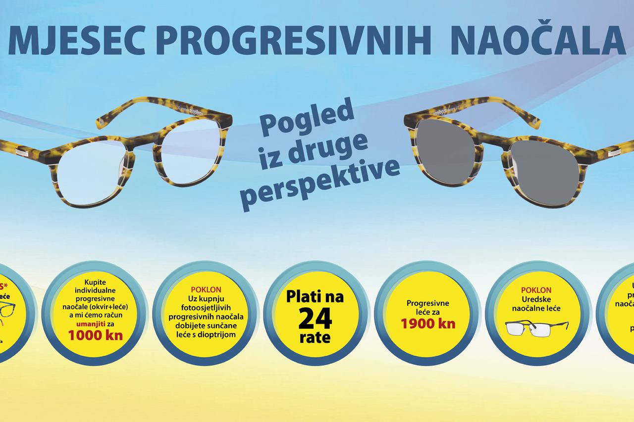 Progresivne naočalne leće
