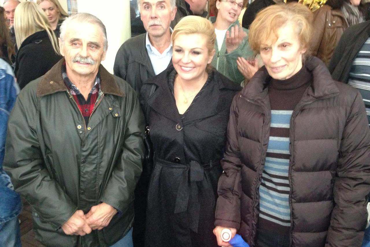 Kolinda Grabar Kitarović s roditeljima