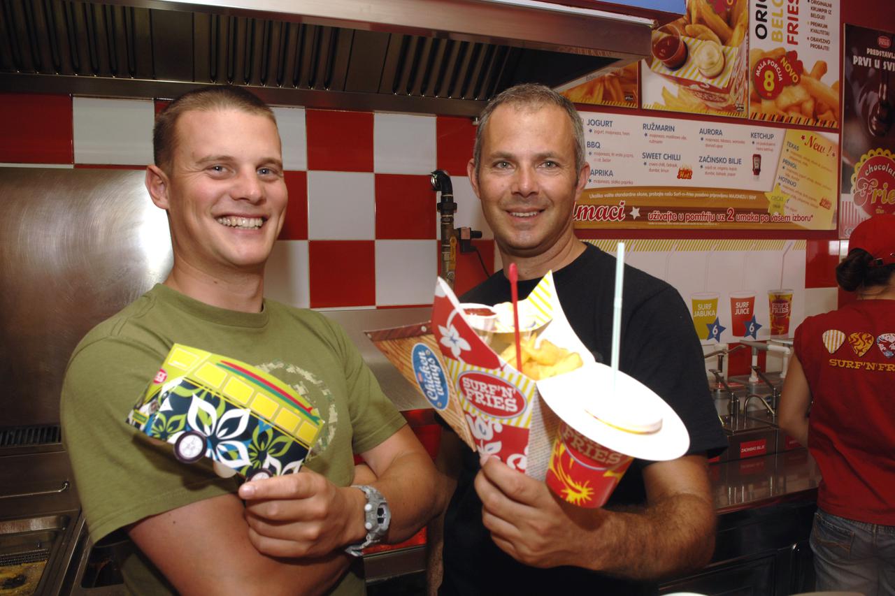 Vlasnici lanca “Surf’n’Fries” Denis Polić i Andrija Čolak